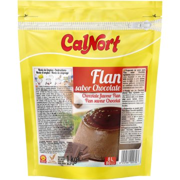 Flan Calnort Chocolate En Polvo Doy-pack 1 Kg
