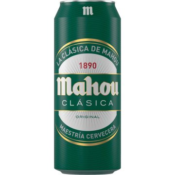 Cervesa Mahou Clàssica 4.8º Llauna 50 Cl