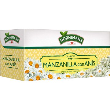 Manzanilla Hornimans Con Anís 25 Sobres