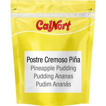 Postre Cremoso Calnort Piña En Polvo Doy-pack 1 Kg