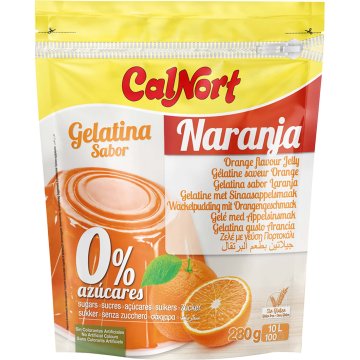 Gelatina Calnort 0% Naranja En Polvo Doy-pack 1 Kg