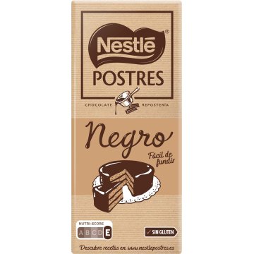 Chocolate Nestlé Postres Negro Tableta 200 Gr