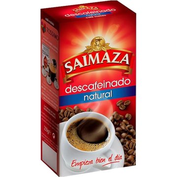 Cafè Saimaza Natural Descafeïnat Molt 250 Gr
