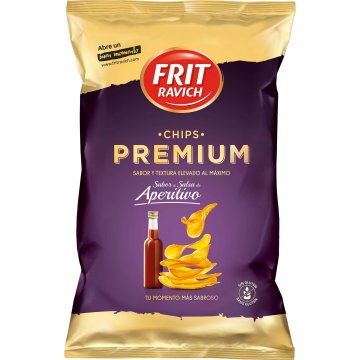 Patatas Chips Frit Ravich Premium Aperitivo Bolsa 110 Gr