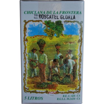 Moscatel Gloria Dulce 15º B.i.b. 5 Lt