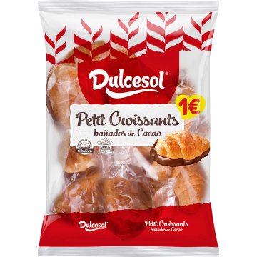 Croissant Dulcesol Petit Cacao Bañados 120 Gr
