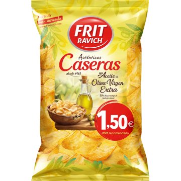 Patatas Chips Frit Ravich Caseras Bolsa 110 Gr