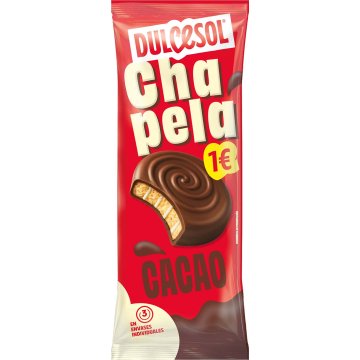 Chapelas Dulcesol Cacao 126 Gr 3 U