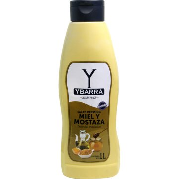 Salsa Ybarra Miel Y Mostaza Tarro 1 Lt