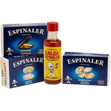Pack Aperitivo Espinaler Vermutet Almeja+berberecho+mejill+salsa