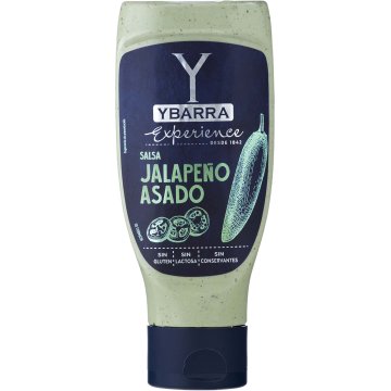 Salsa Ybarra Experience Jalapeño Rostit Pet 500 Ml