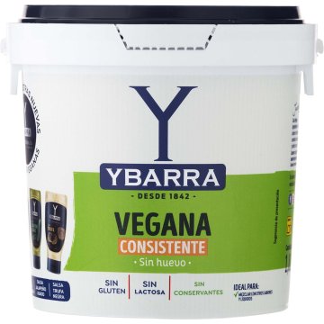 Mayonesa Ybarra Vegana Consistente Cubo 1.8 Kg