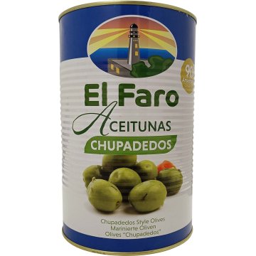 Aceitunas Faro Chupadedos Lata 4.25 Kg