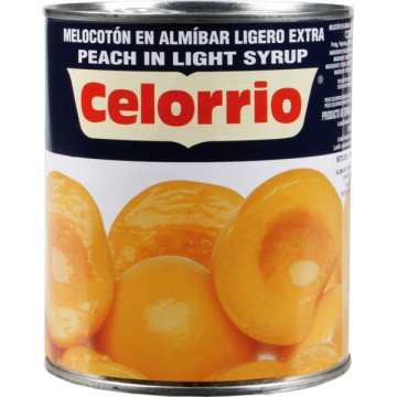 Melocotón Celorrio Almíbar Lata 1 Kg