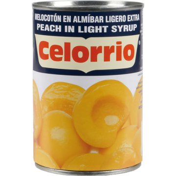 Melocotón Celorrio Almíbar Lata 500 Gr