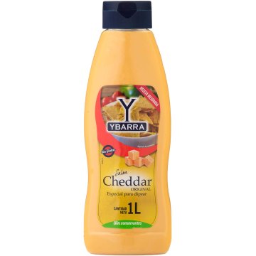 Salsa Ybarra Cheddar Pet 1 Lt