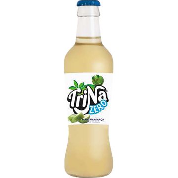 Refresco Trina Zero Manzana Vidrio 27.5 Cl Retornable