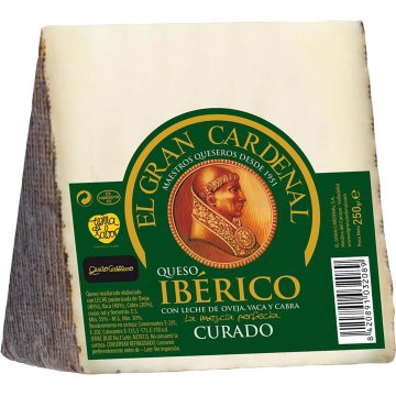 Queso El Gran Cardenal Mezcla Curado Cuña 250 Gr