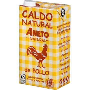 Caldo Aneto Pollo Líquido Brik 1 Lt