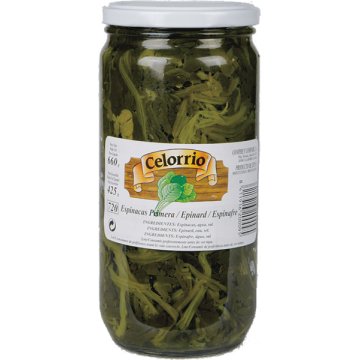 Espinacs Celorrio Cuites Vidre 1 Kg