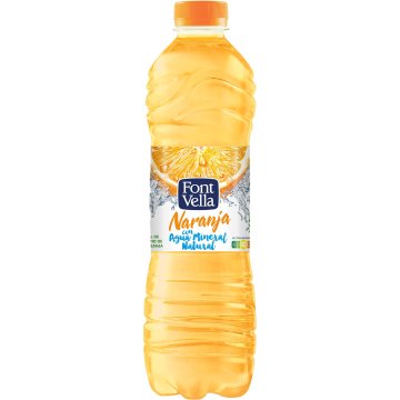 Agua Font Vella La Limonada Pet Naranja 1.25 Lt