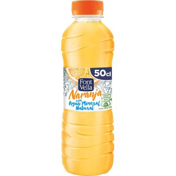 Agua Font Vella La Limonada Pet Naranja 50 Cl