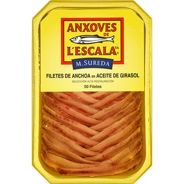 Anxoves Anxoves De L Escala 50 Filetes Tarrina