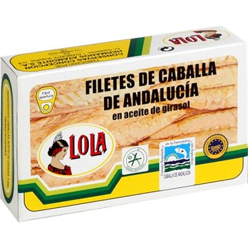 Caballa Lola De Andalucía En Aceite De Girasol Filetes Lata 125 Gr