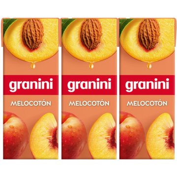 Zumo Granini Melocotón Mini Brik 20 Cl Pack-3