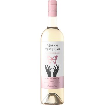 Vi Lar De Paula Alas De Mariposa Blanc Semidolç 12º 75 Cl
