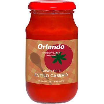Tomate Orlando Frito Vidrio 295 Gr
