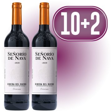 10 BOTELLAS SEÑORIO DE NAVA TINTO CRIANZA + REGALO 2 BOTELLAS SEÑORIO DE NAVA TINTO CRIANZA