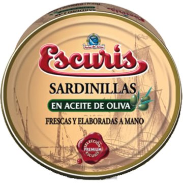 Sardinetes Escuris En Oli D'oliva 35/40 Llauna 280 Gr