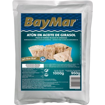 Atún Listado Baymar En Aceite De Girasol Bolsa 1 Kg