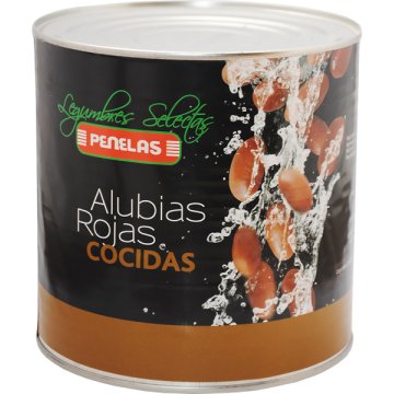 Mongetes Penelas Vermelles Extra Cuites Llauna 3 Kg