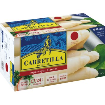 Espàrrecs Carretilla Blancs 17/24 Llauna 1 Kg