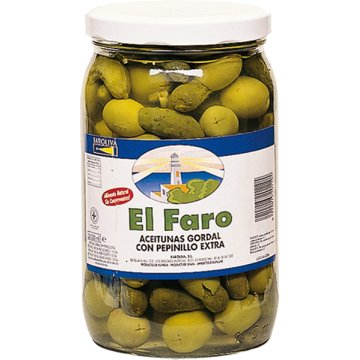 Cogombrets Faro Gordal Vidre 2 Kg