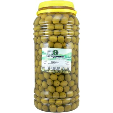 Olives Eurogourmet Mançanenca Pot 2.75 Kg