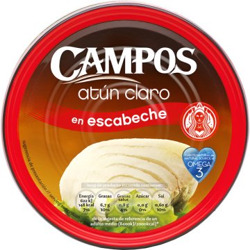 Atún Claro Campos En Escabeche Lata 1.8 Kg