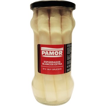 Espàrrecs Pamor Blanc Extra 6/9 Pot 580 Gr