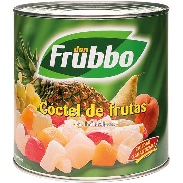 Cóctel De Frutas Don Frubbo En Almíbar Lata 3 Kg