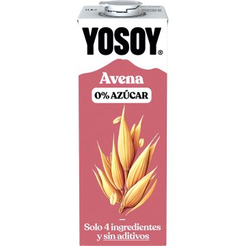 Bebida De Avena Yosoy 0% Brik 1 Lt