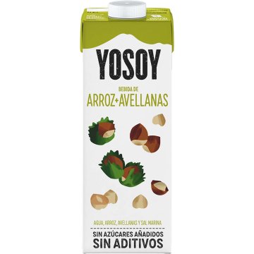 Bebida De Arroz Yosoy Avellanas Brik 1 Lt