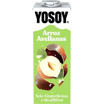 Beguda D'arròs Yosoy Avellanes Brik 1 Lt