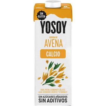 Bebida De Avena Yosoy Calcio Brik 1 Lt