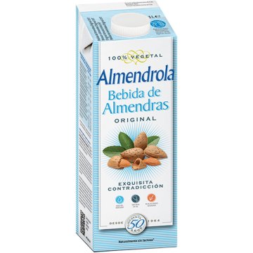 Bebida De Almendra Almendrola Original Brik 1 Lt