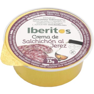 Crema Untable Iberitos Salsitxó Al Jerez 25 Gr 45 U