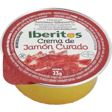 Crema Jamón Iberitos Curado 0º 25 Gr 45 U