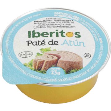 Paté De Atún Iberitos 0º 25 Gr 45 U