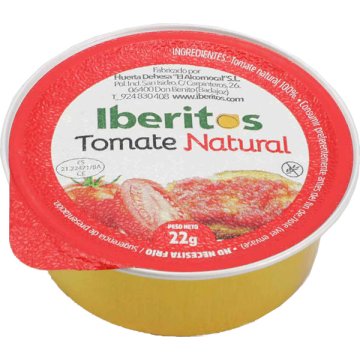 Tomàquet Natural Iberitos Ratllada 25 Gr 45 U